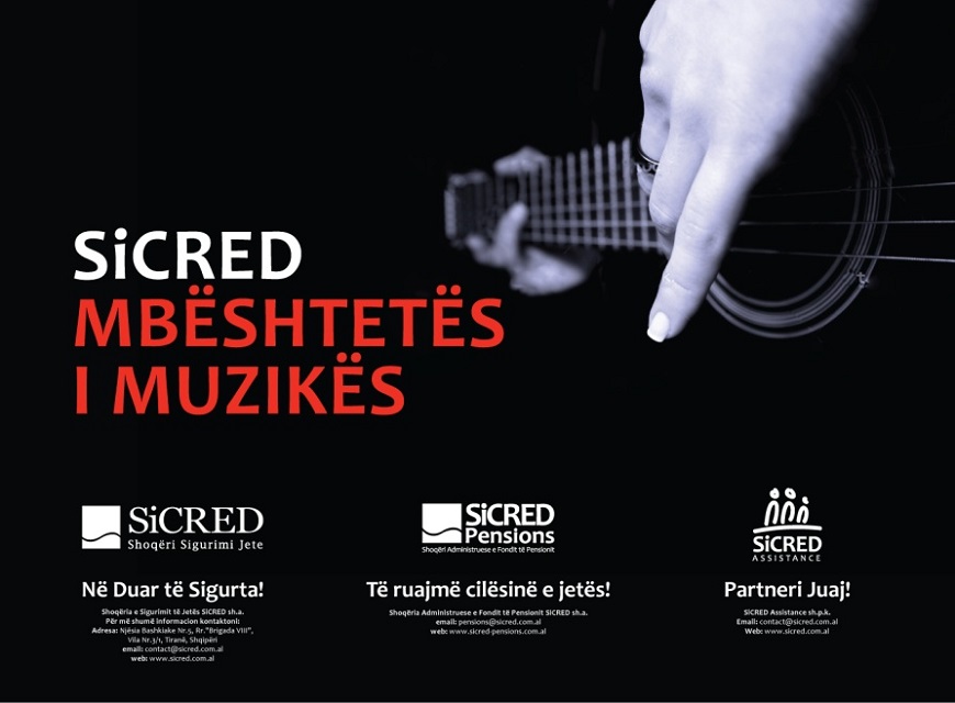 SiCRED MBËSHTET MUZIKËN