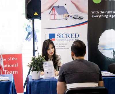 SiCRED part of European University of Tirana Career Fair