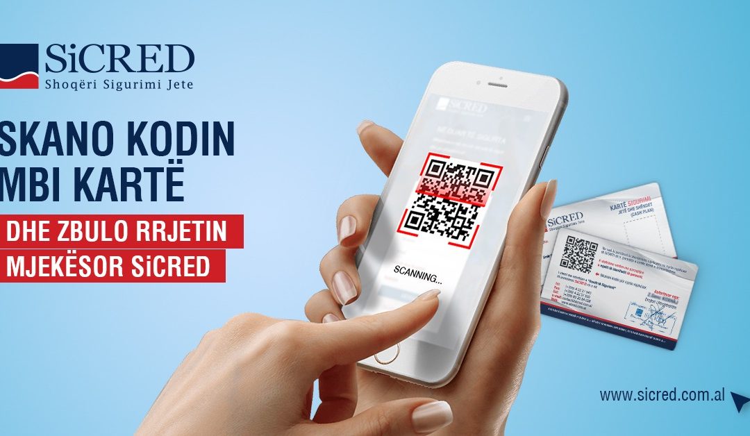 Discover the SiCRED Medical Network by scanning the card’s code