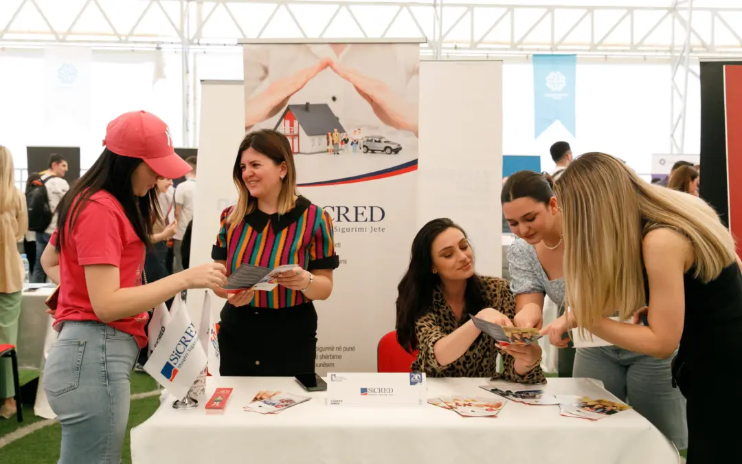 SiCRED at the universities career fairs in Tirana