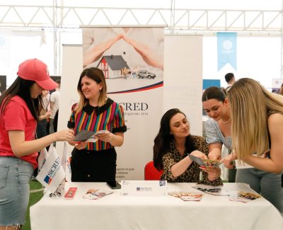 SiCRED at the universities career fairs in Tirana